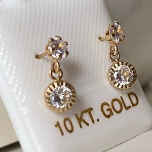 10k SOLID GOLD EARRINGS
